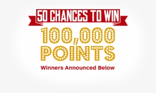 Win 100,000 Points Winners - Win 100000 #8554273