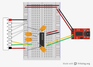 A Usb To Ftdi On The Right Goes Through The Max3232 - Diagram #8554713