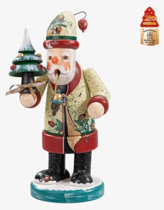 Father Christmas With Tree, Incense Smoker - Figurine #8554716