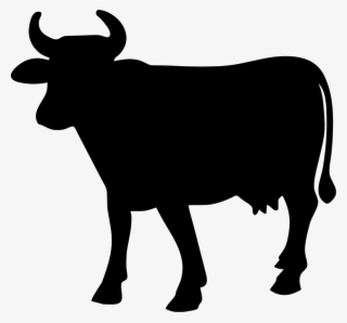 Download Png - Cow Silhouette #8555528