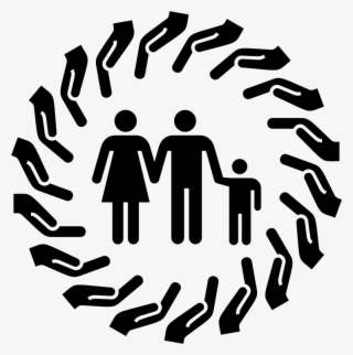 Caring Hands Frame Family - Family Medicine Clip Art #8555842