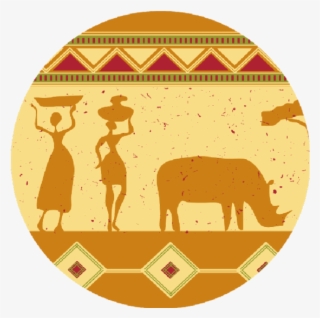 African Images Round Picture - Silhouette #8556290 African Images Round Picture - Silhouette #8556290