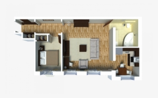 Classic Room Standard Room Studio Apartment Egoist - Floor Plan #8556881
