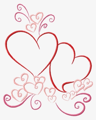 Png Frames Free Download - Love Embroidery Design Simple #8557027