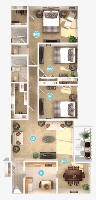 3 Bedroom Apartments In Gaithersburg, Maryland - 3 Bed 2 Bath Apartment #8557095