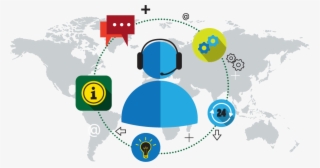 South Africa Global Map #8557890