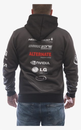 Transparent Hoodie Back - Hoodie #8558500