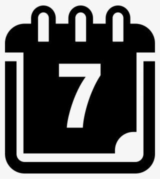 Graphic Black And White Library Page On Png Icon Free - Calendar 5 Icon Png #8558637