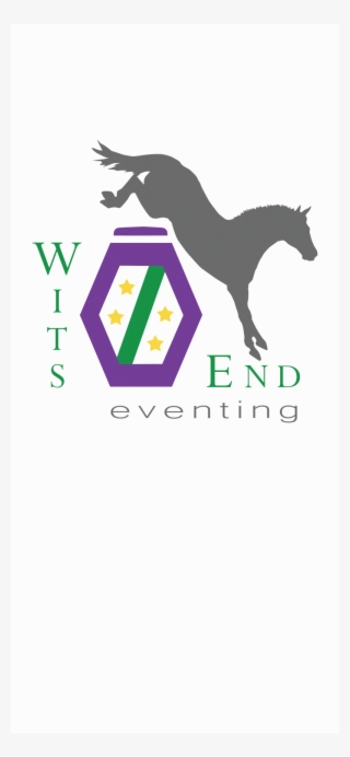 Wits End Eventing Logo By Eq Graphics Custom Horse - Mane #8558852
