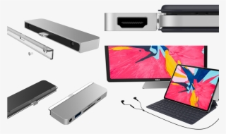Hyper Ipad Pro Usb C Hub Makes A Macbook Dongle Monster - Ipad Pro 2018 Usb C Hub #8559206