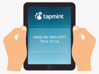 Ipad App Portfolio - Ipad Hand Icon Png #8559450