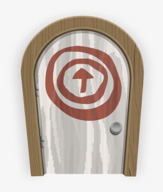 Door,round Arrow, - Door #8559776