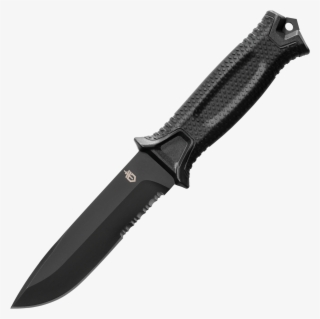 Gerber Strongarm Partially Serrated Fixed Blade, Black - Gerber Strongarm Vs Gerber Lmf 2 #8559859