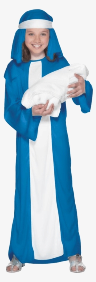 Child Virgin Mary Costume - Jesus Mother Mary Dress #8560174