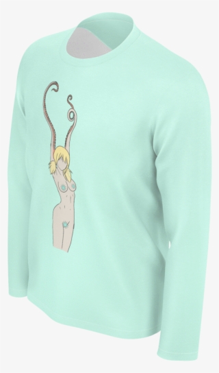 Sea Monster Doll Long Sleeve - Long-sleeved T-shirt #8560401