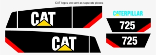 Caterpillar 725 Decal Set - Graphic Design #8562284