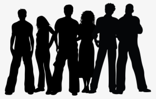 Group Black Silhouette - Silhouette #8562868