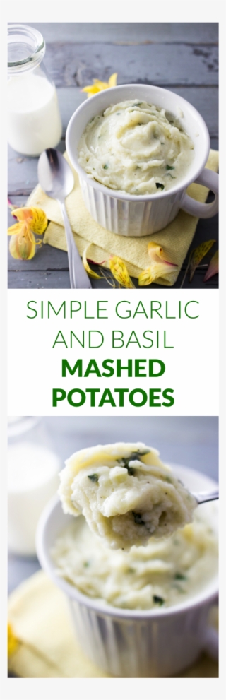 Simple Garlic And Basil Mashed Potatoes - Skordalia #8563053