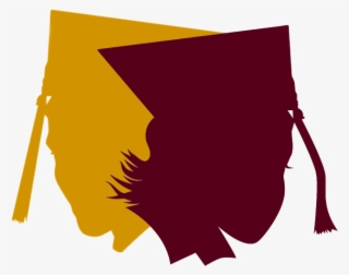 Silhouette Graduation Heads - Crisis In Black Education #8563362