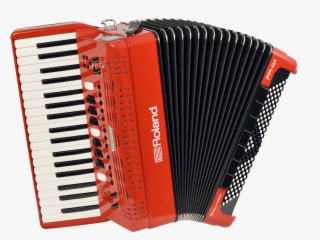 Fr-4x En Rojo Con Teclado Piano - Accordion Sh #8563985