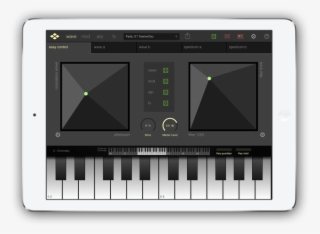 Vector Black And White Ipod Drawing Simple - Electric Piano #8565088