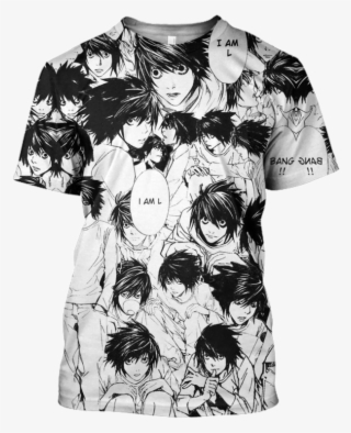 3d Death Note Tshirt - Death Note #8566060