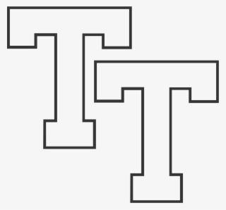 Double Outline Block Letter #8567344