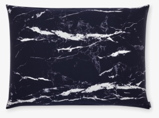 Black Marble Silk Pillowcase - Cushion #8567800