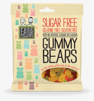 Free From Fellows Gummy Bears 100g - Sugar Free Vegan Gummy Bears #8567837