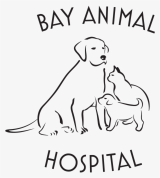 Round Dog And Cat Logo - Line Art #8568314