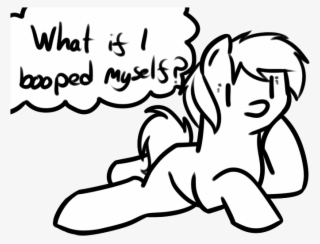 Thought Bubble Transparent Background - Line Art #8568792