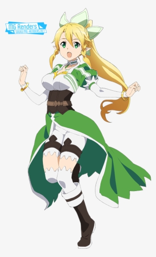 Anime Render Ecchi Transparent Background Alfheim Online - Leafa #8570005