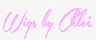 Bc Wigsbychloe Tag White 2 - Calligraphy #8570185