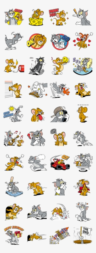 Tom And Jerry - Tom And Jerry Line Sticker #8570727 Tom And Jerry - Tom And Jerry Line Sticker #8570727