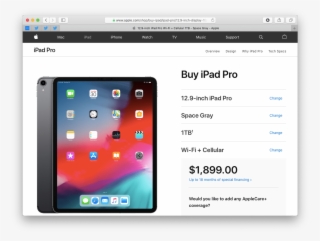A Fully Loaded 2018 Ipad Pro Will Burn A $1,899 Hole - Ipad Pro 2018 Price #8571139