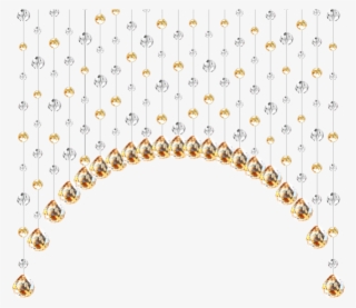 Crystal Bead Curtain Decorative Crystal Curtain Porch - Hanging Crystal Beads Png #8571740