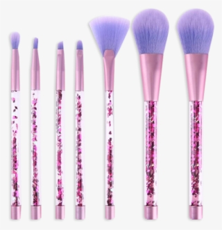 Glitter 7 Piece Makeup Brush Set - Makeup Brush #8572395