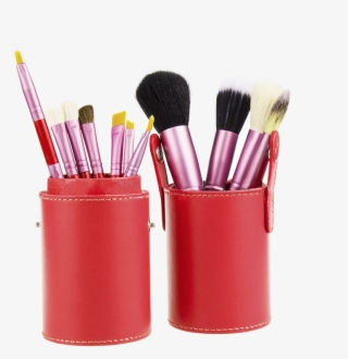 Basics Makeup Brush Set Red - Makeup Brush #8572807