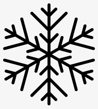 Png File - Snowflake Black And White Png #8572865