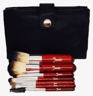 Personalized Travel Makeup Brush Set - Wallet #8572982