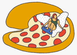 Pizza Surfer T-shirt #8573293