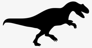 Iguanodon Dinosaur Shape Png - Dinosaur Silhouette T Rex #8576338