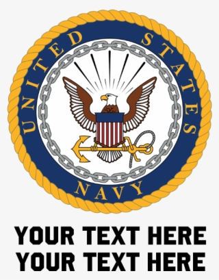 Us Navy Symbol Customized Round Ornament - Navy Symbol Transparent #8576784