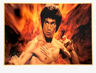 S1 Bruce Lee Poster On Kraft - Bruce Lee #8576824
