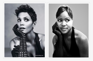 Collage Final “ - Halle Berry Black And White #8577271