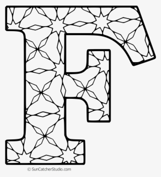 Png Format - Letter F To Colour #8578007