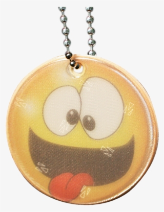 Crazy Face Pendant Reflector - Chain #8578259