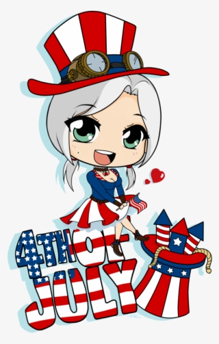 Happy 4th Of July Png - Anime 4th Of July #8579083