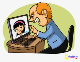 Yelling - Cartoon #8579338