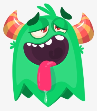 Exhausted Monster - Grumpy Monster #8580195